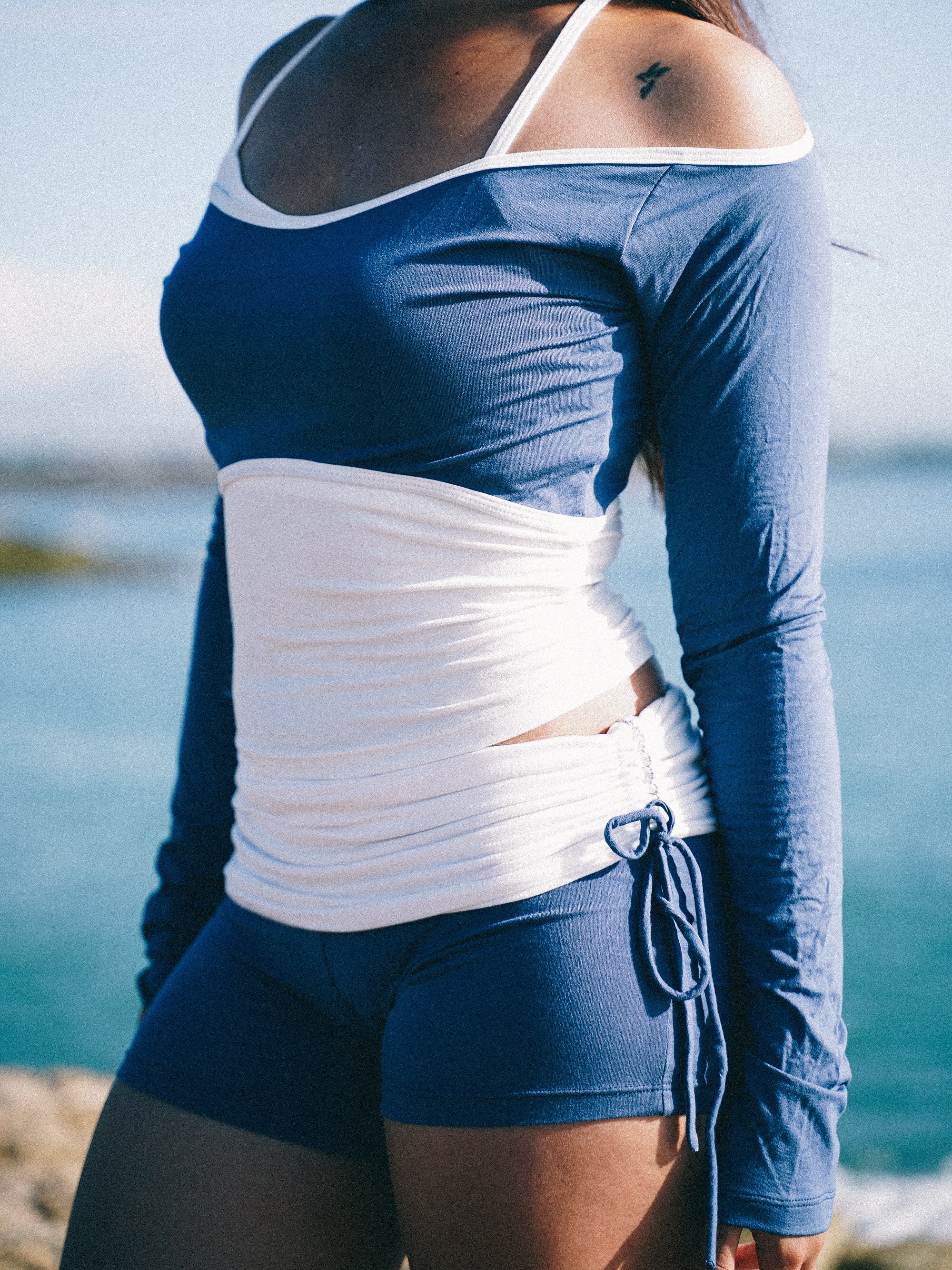 OCEAN Top in Sky Blue