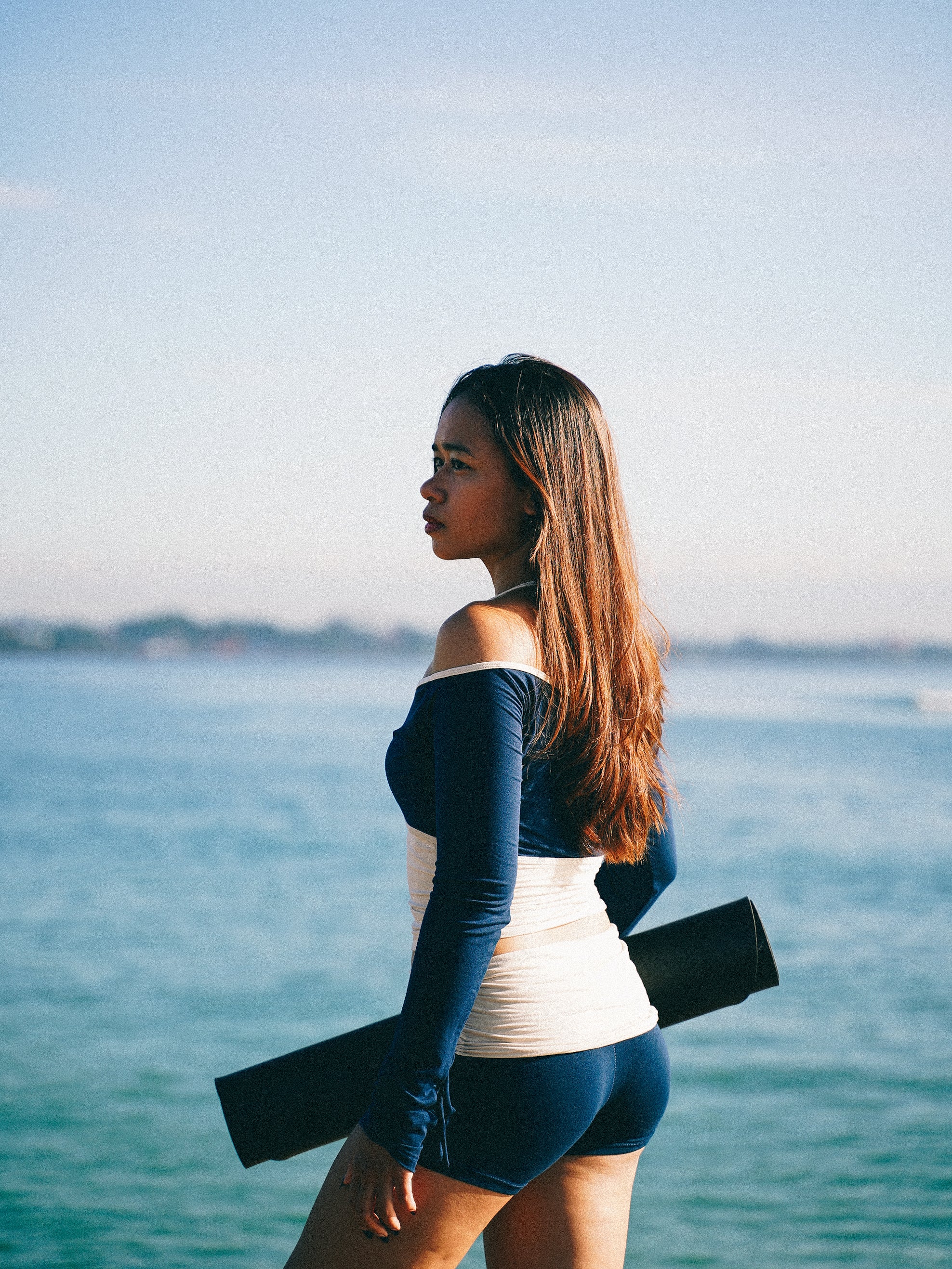 OCEAN Shorts in Navy Blue