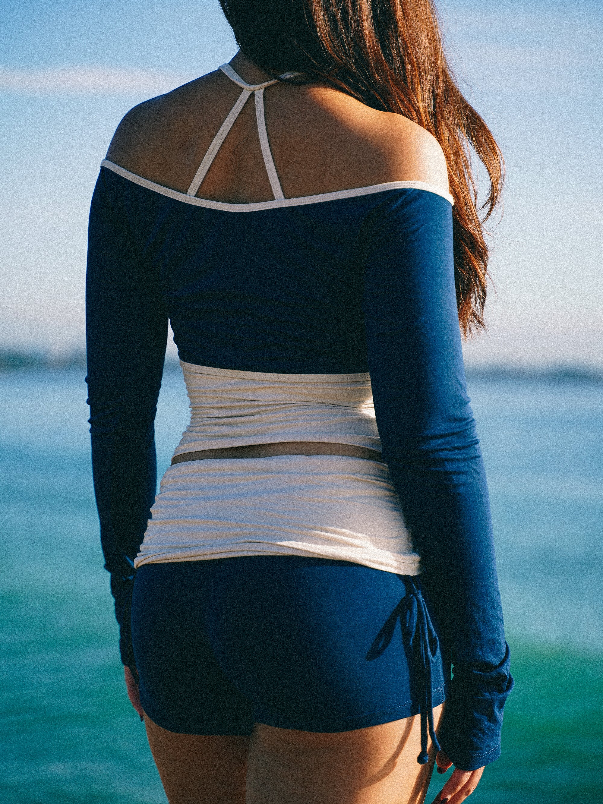 OCEAN Shorts in Navy Blue