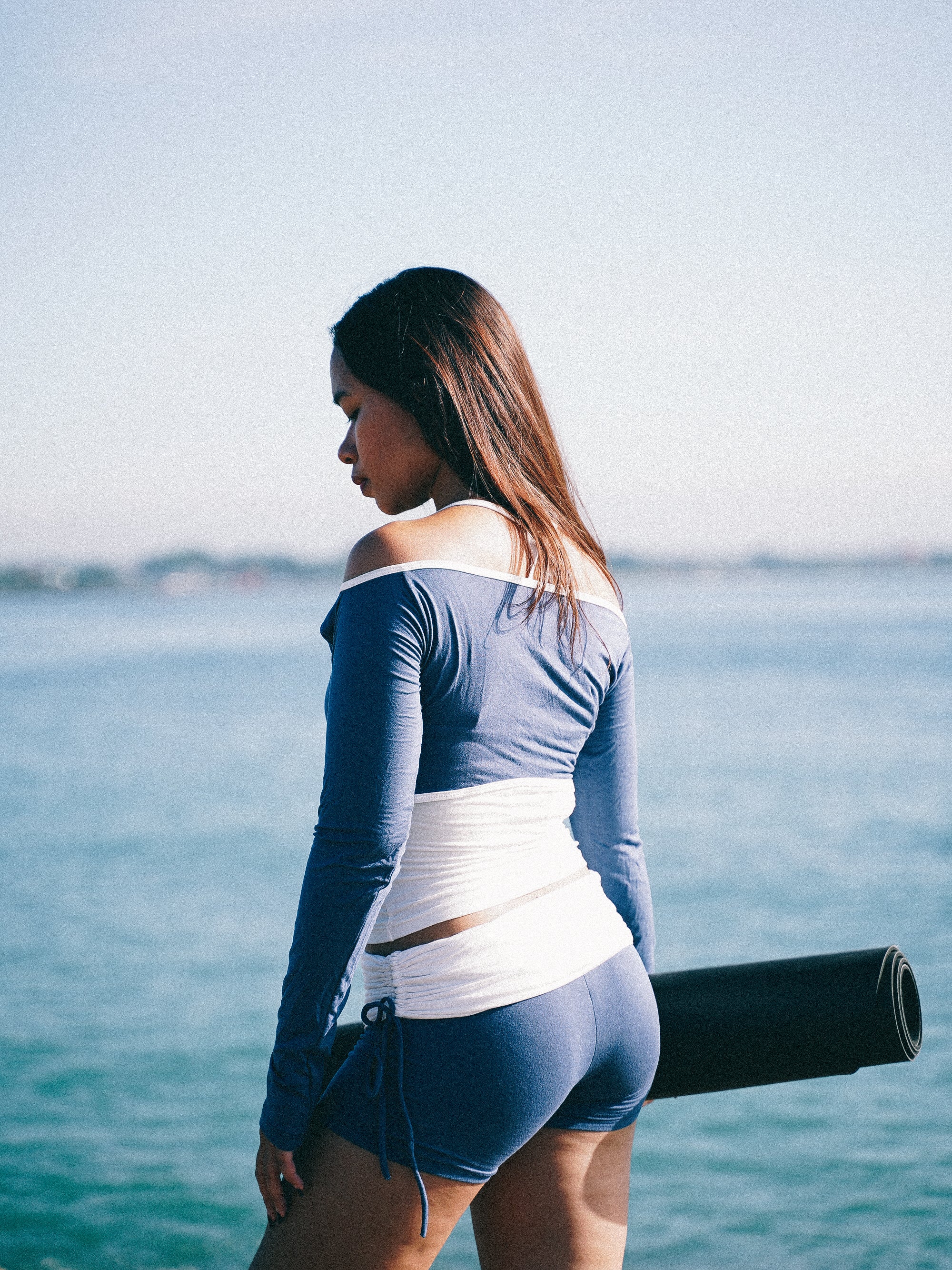 OCEAN Shorts in Sky Blue