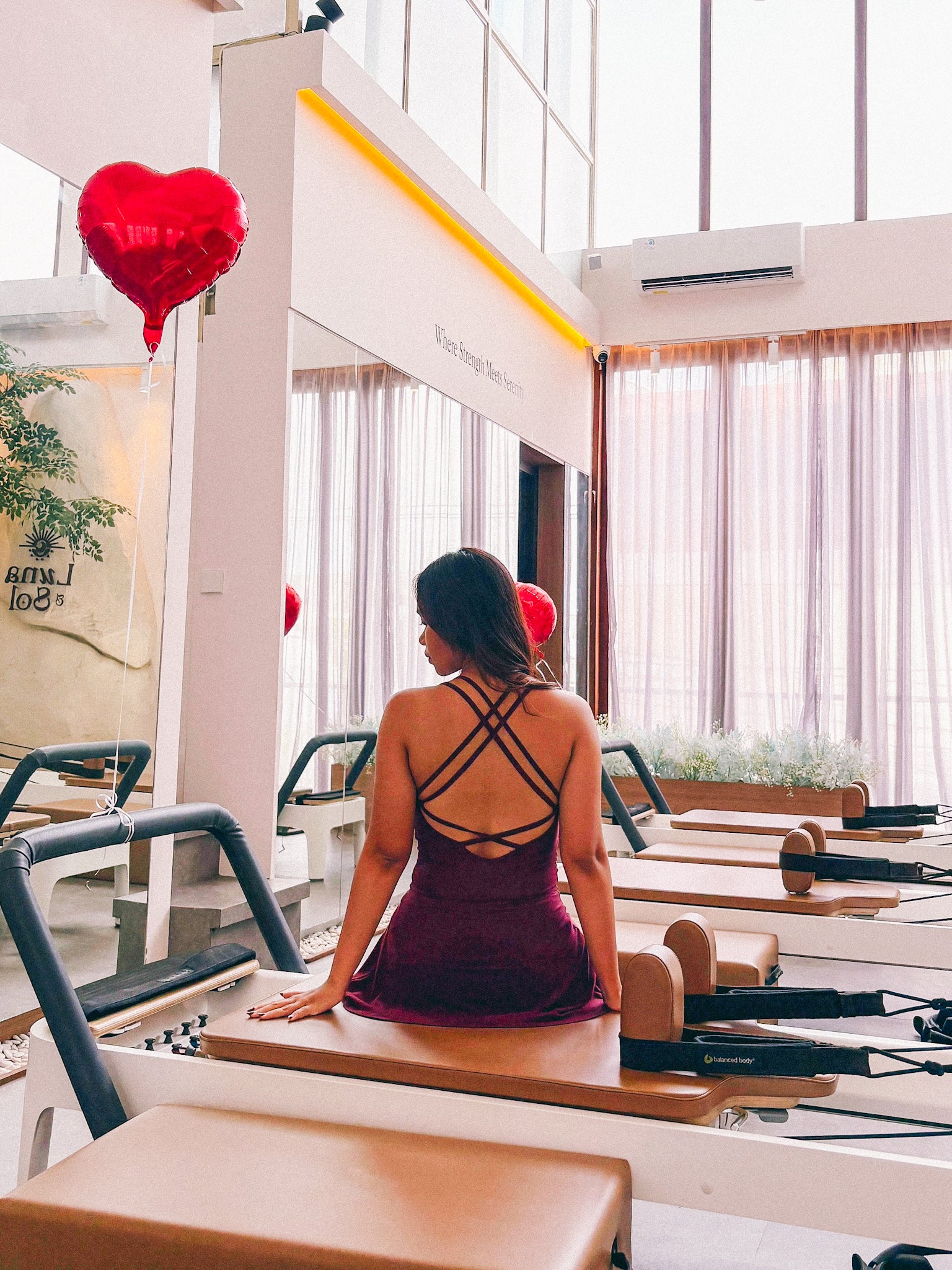 ALLURE Suit in Burgundy